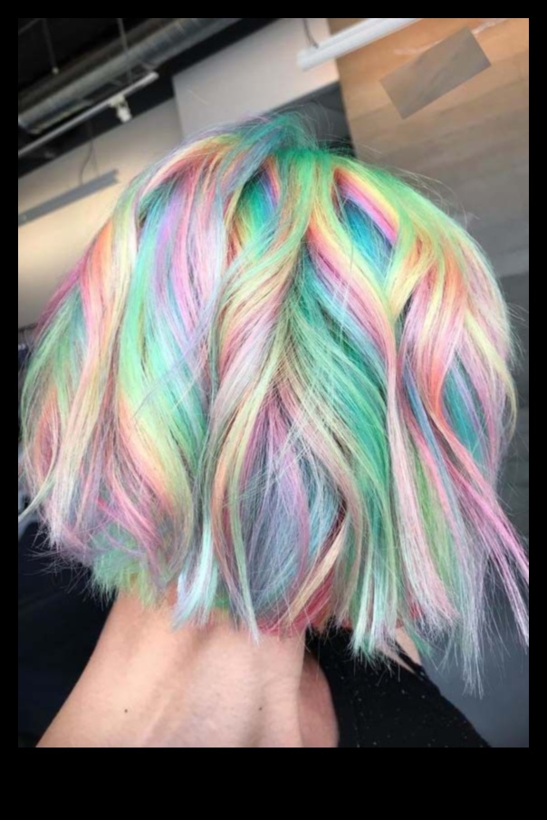 קורן בקשת המשך: תסרוקות קצרות לספקטרום נועז