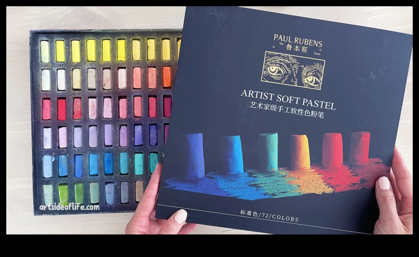 המגע העדין: יצירת רישומים עדינים עם פסטלים רכים