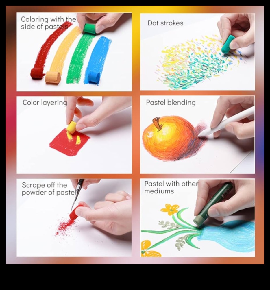 המגע העדין: יצירת רישומים עדינים עם פסטלים רכים