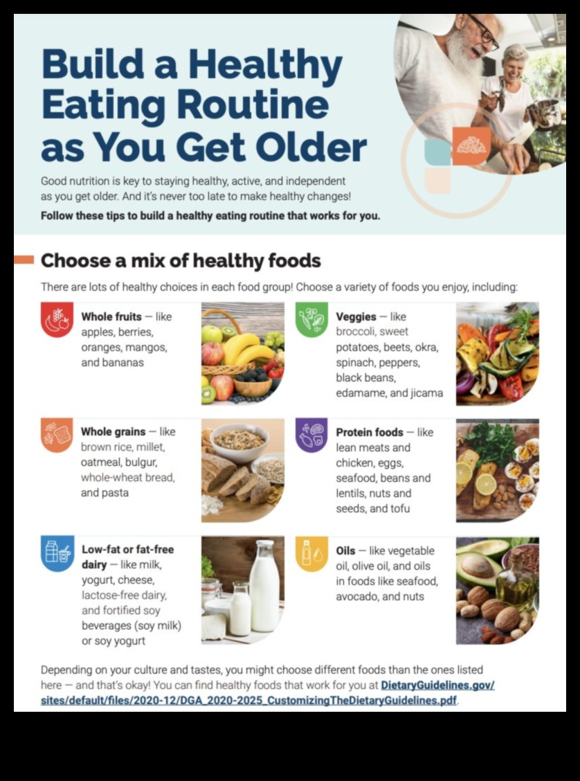 אכילה טובה בשנים מאוחרות יותר: יסודות תזונה גריאטרית