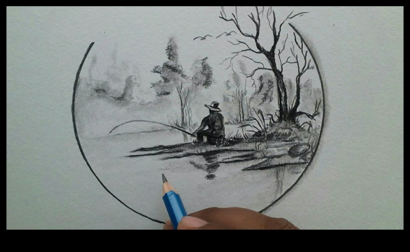 ציור הטבע: ללכוד את היופי של החוץ בעיפרון