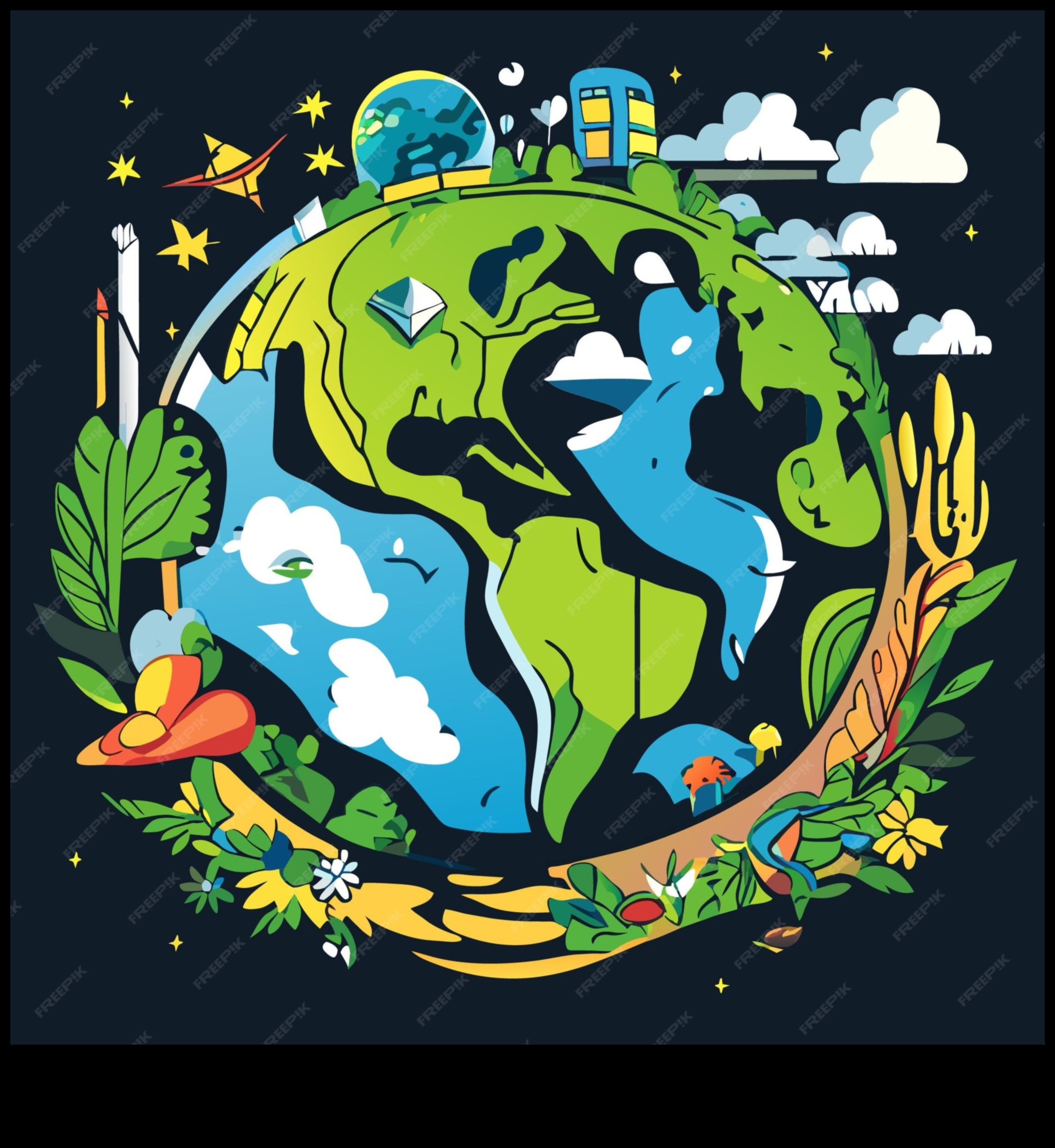 משיכות מכחול סביבתיות: תנועות אמנות שעוצבו על ידי כדור הארץ