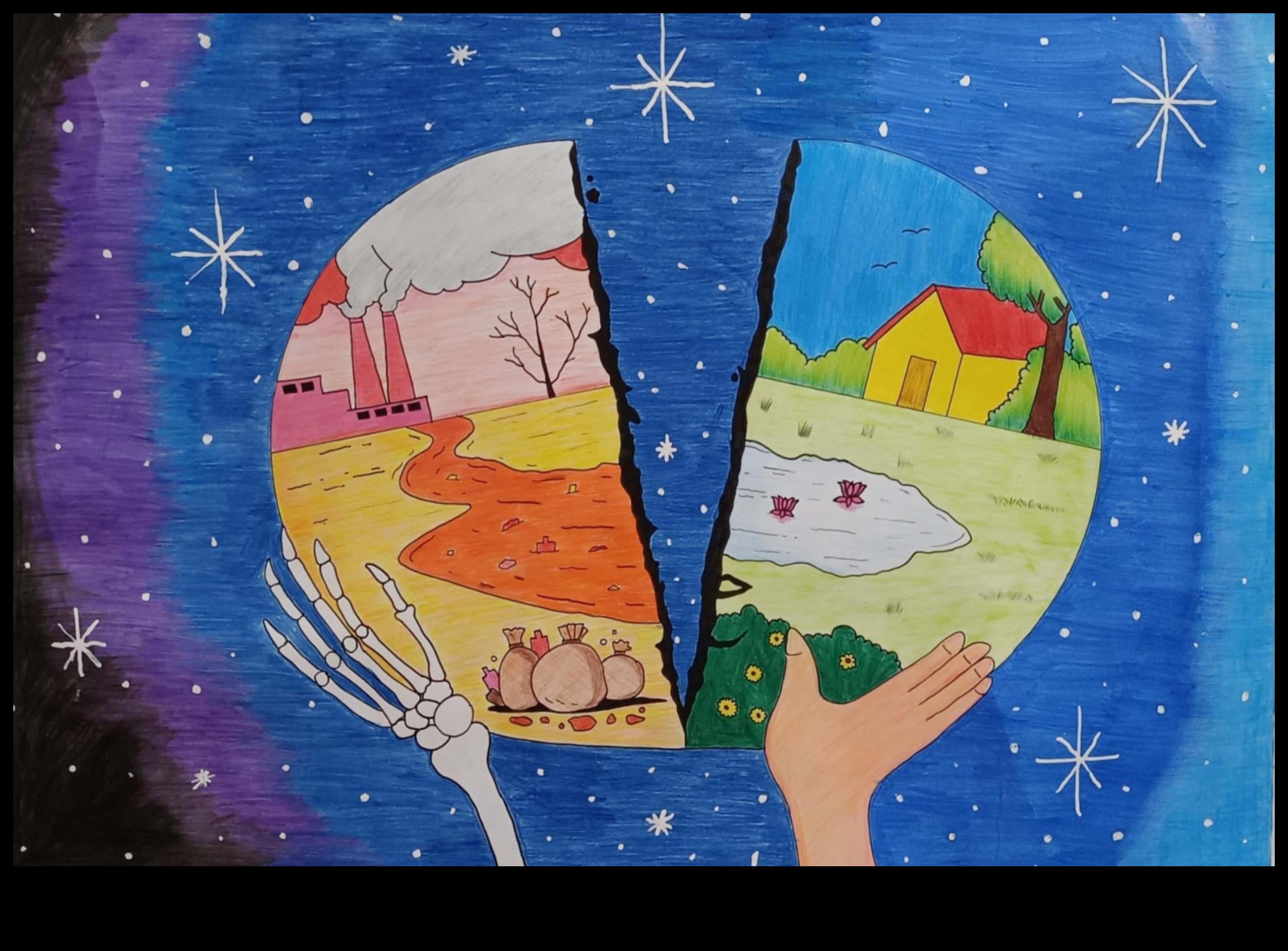 משיכות מכחול סביבתיות: תנועות אמנות שעוצבו על ידי כדור הארץ