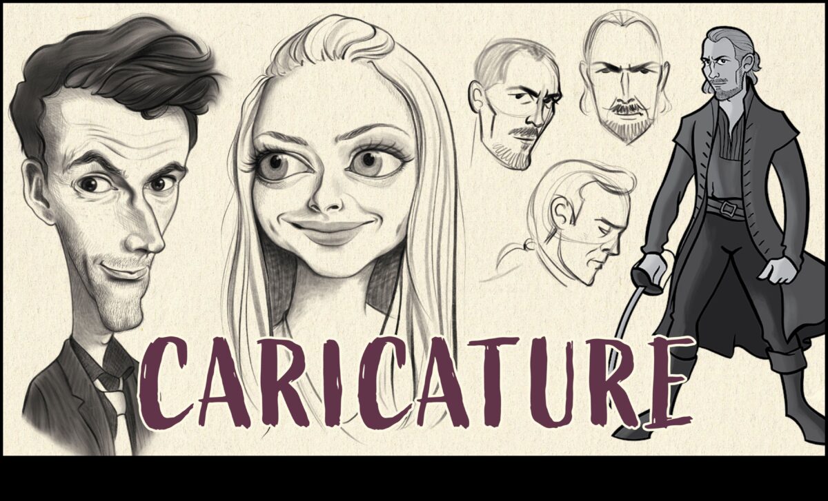 דיוקנאות גחמניים: העברת אישיות באמצעות קריקטורה