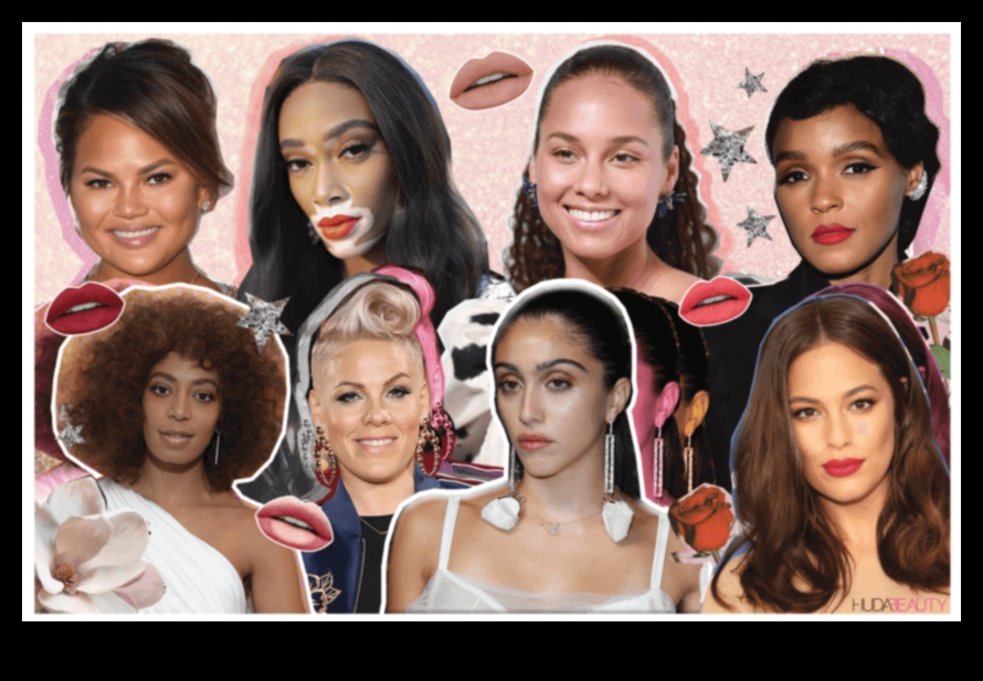 הגדרה מחדש של תקני יופי: תסרוקות מגוונות של סלבריטאים