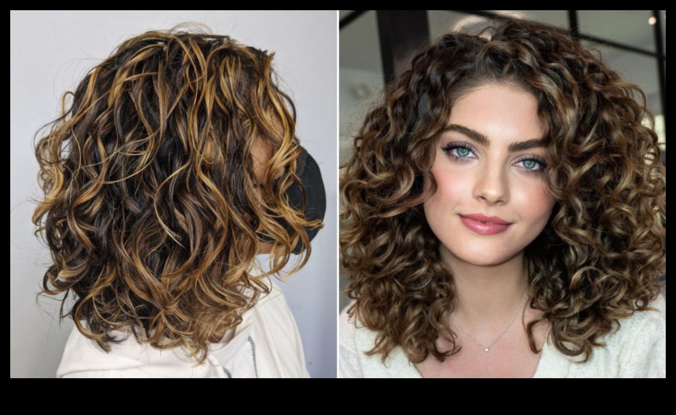 תלתלים יצירתיים: הוספת שובבות לתסרוקת הבינונית שלך